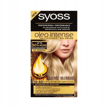 SYOSS OLEO INTENSE 10-50 popielaty blond