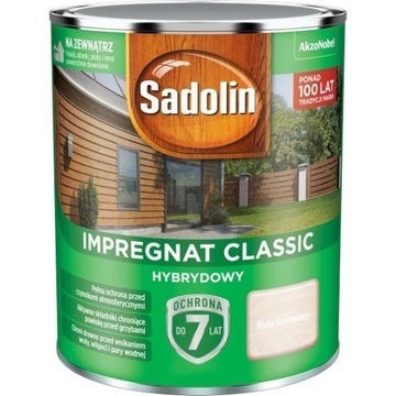 SADOLIN CLASSIC IMPR. HYBRYDOWY 0,75L BIAŁY KREMO