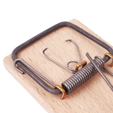 ŁAPKA NA MYSZY DREWNIANA MYSZOŁAPKA MOCNA PUŁAPKA