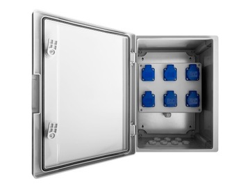 ROZDZIELNICA HERMETYCZNA GOTOWA GNIAZDA 6x16A 230V