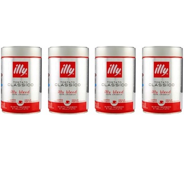 4 x KAWA MIELONA illy CLASSICO 100 % ARABICA 250 g