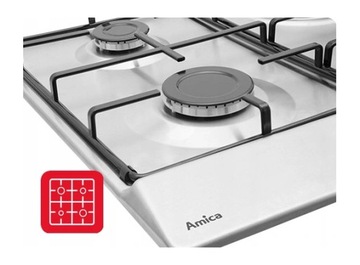 Płyta gazowa AMICA PGCD6100BoB ExtraSpace 59 cm