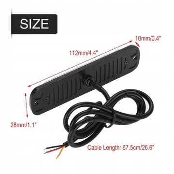 6-СВЕТОДИОДНАЯ СТРОБОСКОПИЧЕСКАЯ СИГНАЛИЗАЦИЯ 12В 4 шт.