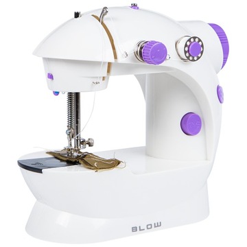 ПОРТАТИВНАЯ МИНИ-ШВЕЙНАЯ МАШИНА С ПОДСВЕТКОЙ АКСЕССУАРЫ БЛОК ПИТАНИЯ + СТОЛ