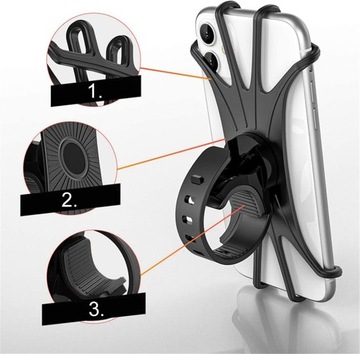 ПРОЧНЫЙ ВЕЛОСИПЕДНЫЙ ДЕРЖАТЕЛЬ ДЛЯ ТЕЛЕФОНА, ВЕЛОСИПЕДНОГО РУЛЯ, СИЛИКОНОВЫЙ, РЕГУЛИРУЕМЫЙ