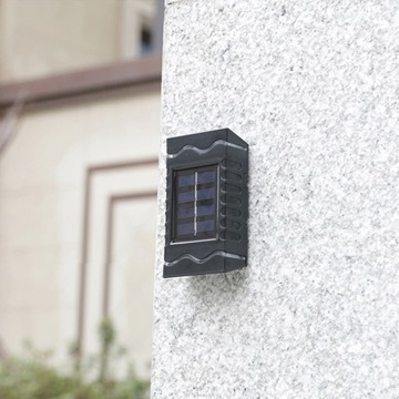 D. НАСТЕННЫЙ СВЕТИЛЬНИК НА СОЛНЕЧНОЙ СОЛНЕЧНОЙ СВЕТОДИОДНОЙ СВЕТИЛЬНИКЕ НАСТЕННЫЙ СВЕТИЛЬНИК ДЛЯ ЗАБОРА 4 шт.