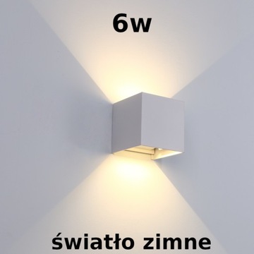 kinkiet lampa ścienna LED 6W/500lm św. zimne