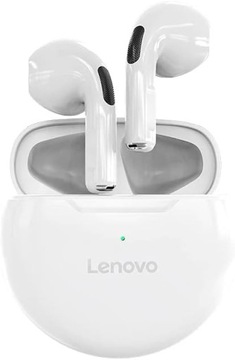 SŁUCHAWKI LENOVO HT38 DOUSZNE BEZPRZEWODOWE BLUETOOTH 5.0 SPORTOWE BIAŁE