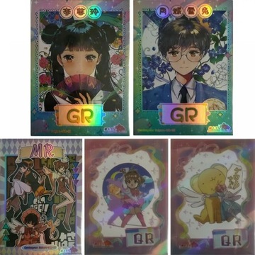 Аниме Captor KINOMOTO SAKURA LI SYAORAN DAIDOUJI Коллекция карточек