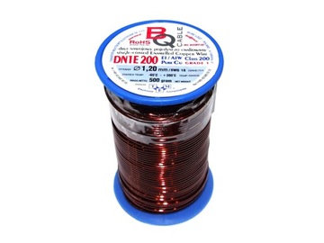 Drut nawojowy DN1E 200 ⌀ 1,20 mm Masa : 500g