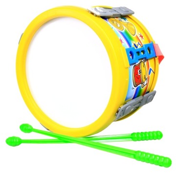 Bęben Bębenek Muzyczny Zabawka 15cm PRODUKT POLSKI