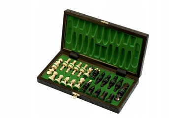 Деревянные шахматы PEARLS 35X35CM + инструкция к игре.