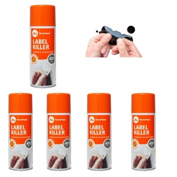 Label Killer do USUWANIA ETYKIET KLEJU 5 x 400 ml