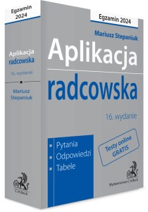 Aplikacja radcowska 2024 Pytania od + testy online
