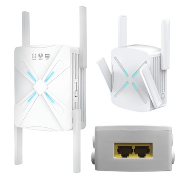 Повторитель Wi-Fi 2.4G 5G 1200 Мбит/с 4 антенны