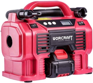 KOMPRESOR AKUMULATOROWY Worcraft CAC-S20LiA [20V] 11BAR +2xWĄŻ BODY