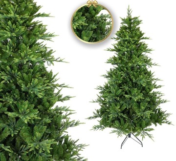 CHOINKA SZTUCZNA PREMIUM ŚWIERK PE DZIKUSEK 220 cm