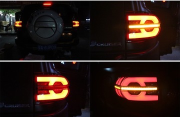 KOMBINOVANÝ ZADNÍCH SVĚTEL AUTOMOBILNÍCH FULL LED DO TOYOTA FJ CRUISER 2007-2020
