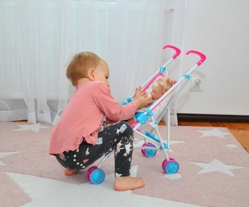 КОЛЯСКА ДЛЯ КУКЛ Milly Mally Julia Candy СКЛАДНАЯ