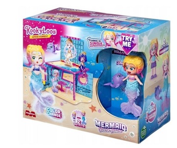 KOOKYLOOS MERMAIDS SHELLY'S BEACH CLUB MAGICBOX - ZESTAW LALECZKA SYRENKA