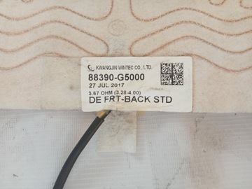 HMOTA OHŘÍVAČ PODPORA SEDADLA LEVÝ KIA 88390-G5000