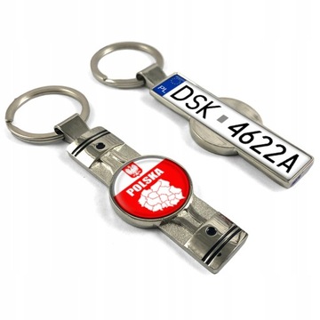 Brelok dla kierowcy tira z tablicą rejestracyjną personalizowany