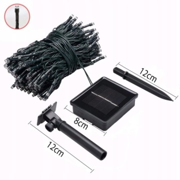 СВЕТОДИОДНЫЕ СОЛНЕЧНЫЕ ЛАМПЫ САДОВАЯ ГИРЛЯНДИЯ ПОДВЕСНЫЕ 21М ОГНИ САДОВЫЕ УКРАШЕНИЯ