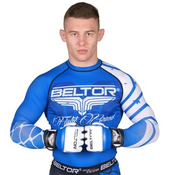 ТРЕНИРОВОЧНЫЕ ПЕРЧАТКИ BELTOR MMA ONE НАТУРАЛЬНАЯ КОЖА XL + ЧЕХОЛ