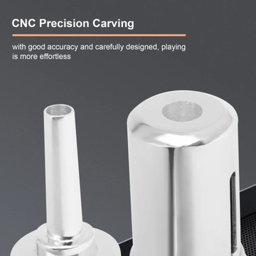 TR-16 Мундштук для валторны с редуктором давления, серебряный тренажер для дыхания