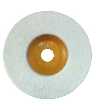 Filc polerski 125x22x12mm krążek z filcu 100% wełna filc MEDIUM Kormax