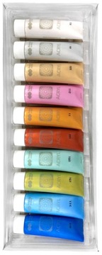 HAPPY COLOR Акриловые краски 10 х 12 мл МЕТАЛЛИК