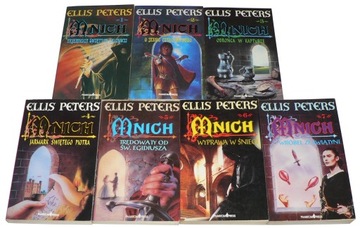 Peters Ellis - Kroniki brata Cadfaela - Mnich - tom 1,2,3,4,5,6,7 - BDB !