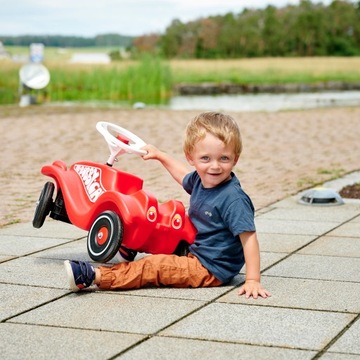 RIDE ON PUSH BABY CAR СИГНАЛ BOBBY CAR CLASSIC RED BIG