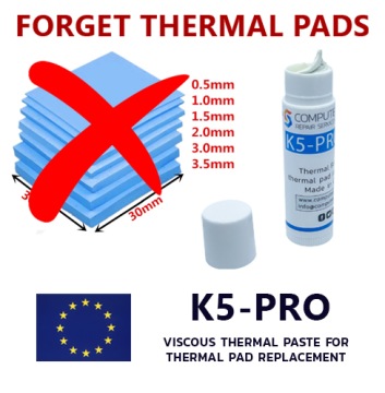 K5 PRO Густая теплопередающая паста Liquid Thermopad 10g