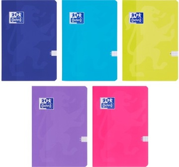 ZESZYT A5 60K KRATKA OXFORD TOUCH 400175548 - MIX KOLORÓW