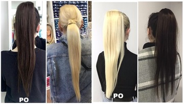 НАРАЩИВАННЫЕ ВОЛОСЫ PONY НАТУРАЛЬНЫЕ 60 СМ, ЦВЕТ БЛОНД613