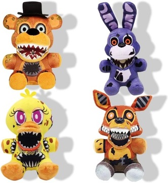 MASKOTKA FIVE NIGHTS AT FREDDY'S FNAF 18CM 4 SZT
