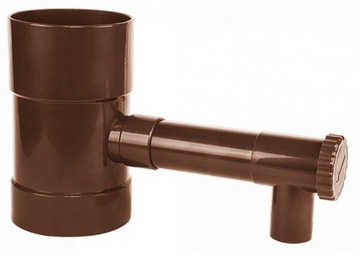 КОЛЛЕКТОР, ДОЖДЕВОЙ УБОРНИК, ОТ ЖЕЛОБА ДО ДОЖДЕВОЙ ВОДЫ, 100 мм