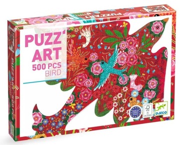 Ptak Puzzle konturowe 500 el. Djeco 8+