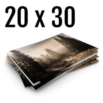 20x30 cm 1 szt. ODBITKI ZDJĘCIA na papierze ILFORD