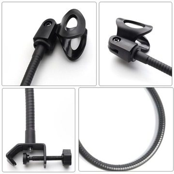 УНИВЕРСАЛЬНАЯ ТВОРЧЕСКАЯ МИКРОФОННАЯ СТОЙКА ТИП C С ЗАЖИМОМ