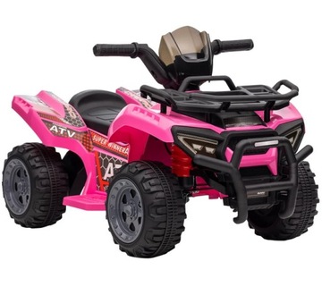 Quad Homcom 370-189V90PK Różowy