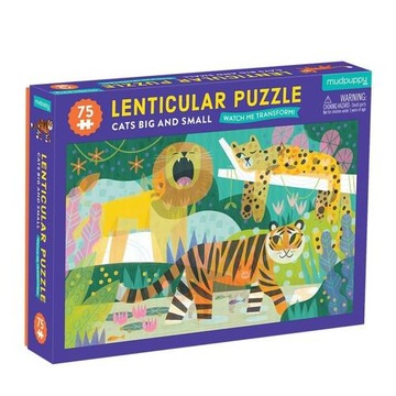 Mudpuppy Puzzle soczewkowe z ruchomym obrazkiem 3D