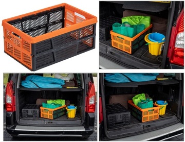 Пластиковый складной ящик 32л VP корзина TACTIX