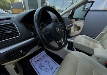 Volkswagen Sharan II Van 2.0 TDI CR BMT 177KM 2014 Volkswagen Sharan 2.0 TDI 177KM DSG 2x elektryczne drzwi panorama7 osobowy, zdjęcie 19