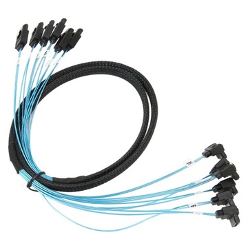 Kabel Mini SAS 6 SATA do 6 SATA prosty
