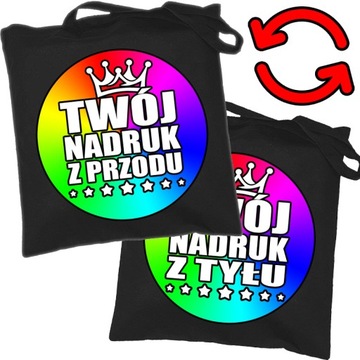 EKO TORBA Z WŁASNYM NADRUKIEM DWUSTRONNYM