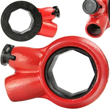 GRZECHOTKA GWINTOWNICY DO RUR ZAPADKA PRAWO LEWO 53mm