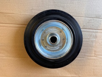 Колесо транспортной тележки металл и резина FI 200мм 20см 300кг