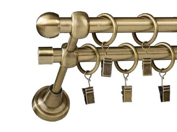 KARNISZE PRESTIGE KARNISZ METAL PODWÓJNY 300 cm !!